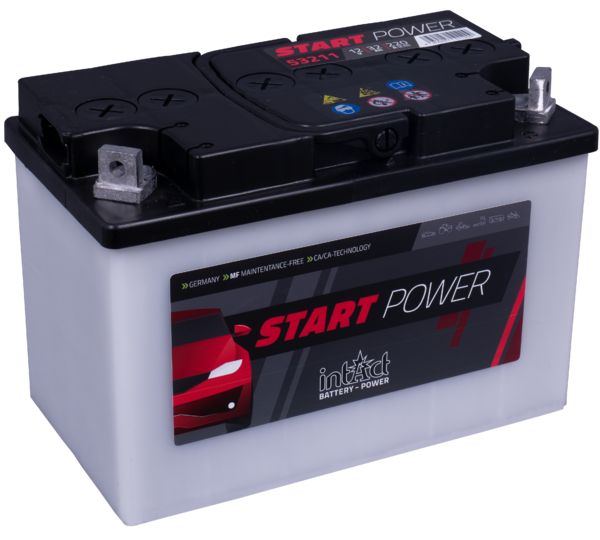 intAct Start-Power - Autobatterie - Starterbatterie, Art.-Nr. 53211TV