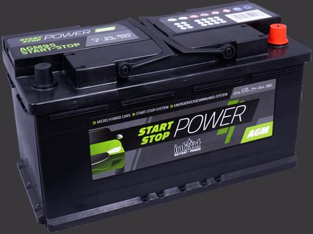 Produktabbildung Starterbatterie intAct Start-Stop-Power AGM AGM95SS
