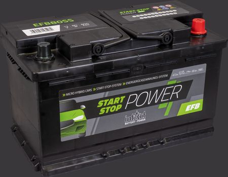 LANGZEIT EFB Batterie 75Ah 12V 760A/EN Start-Stop Batterie Autobatterie  70Ah