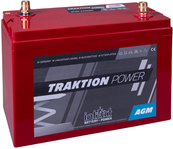 intAct Traktion-Power Deepcycle AGM DC06-220AGM