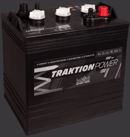 Produktabbildung Antriebsbatterie intAct Traktion-Power Deepcycle T105-LP